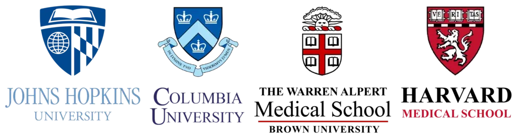 Leading universities and health organizations worldwide